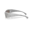 Sonnenbrille in Maskenform, Sk6027, silberfarben