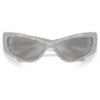 Sonnenbrille in Maskenform, Sk6027, silberfarben