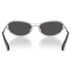 Sonnenbrille in ovaler Form, 2-in-1-Aufsteckbrille, Sk7044, silberfarben Sonnenbrille in ovaler Form, 2-in-1-Aufsteckbrille, Sk7044, silberfarben