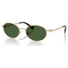 Sonnenbrille in ovaler Form, grün