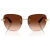 Sonnenbrille in quadratischer Form, Sk7043, braun Sonnenbrille in quadratischer Form, Sk7043, braun