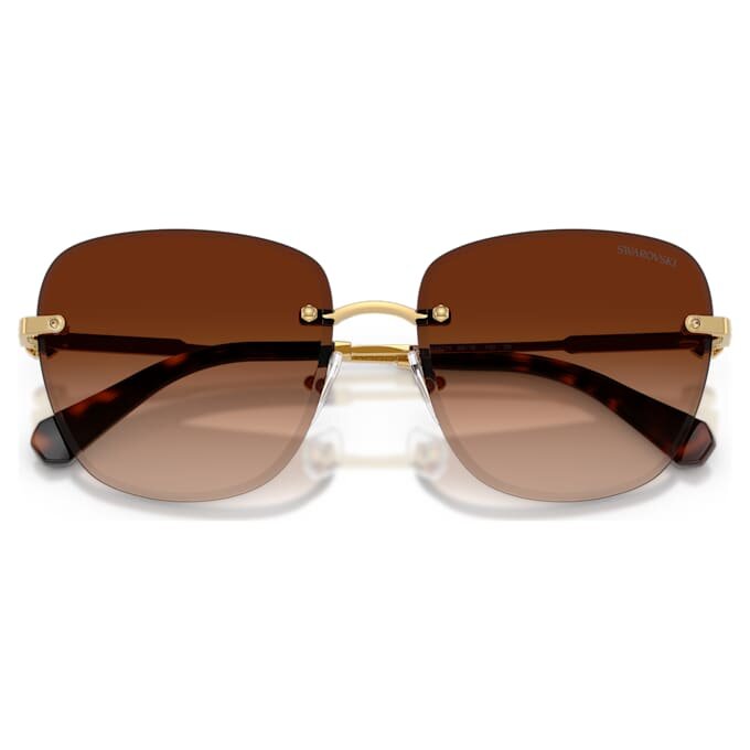 Sonnenbrille in quadratischer Form, Sk7043, braun Sonnenbrille in quadratischer Form, Sk7043, braun