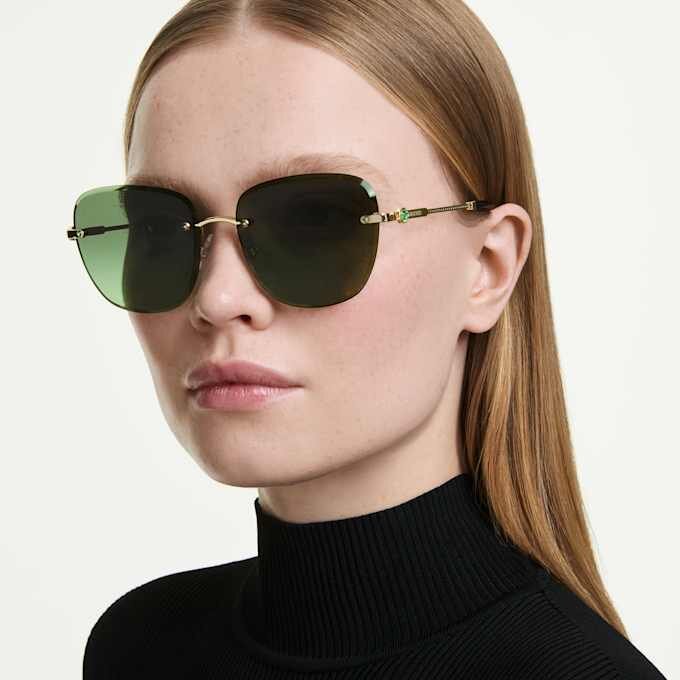 Sonnenbrille in quadratischer Form, Sk7043, grün Sonnenbrille in quadratischer Form, Sk7043, grün