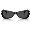 Sonnenbrille in Schmetterlingsform, Sk6033, Schwarz Sonnenbrille in Schmetterlingsform, Sk6033, Schwarz