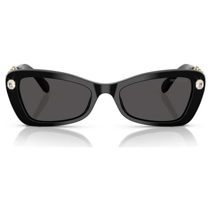 Sonnenbrille in Schmetterlingsform, Sk6033, Schwarz Sonnenbrille in Schmetterlingsform, Sk6033, Schwarz