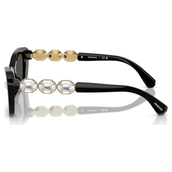 Sonnenbrille in Schmetterlingsform, Sk6033, Schwarz Sonnenbrille in Schmetterlingsform, Sk6033, Schwarz