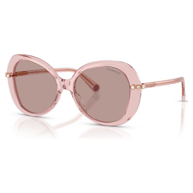 Sonnenbrille in Schmetterlingsform, Sk6059, Rosa Sonnenbrille in Schmetterlingsform, Sk6059, Rosa