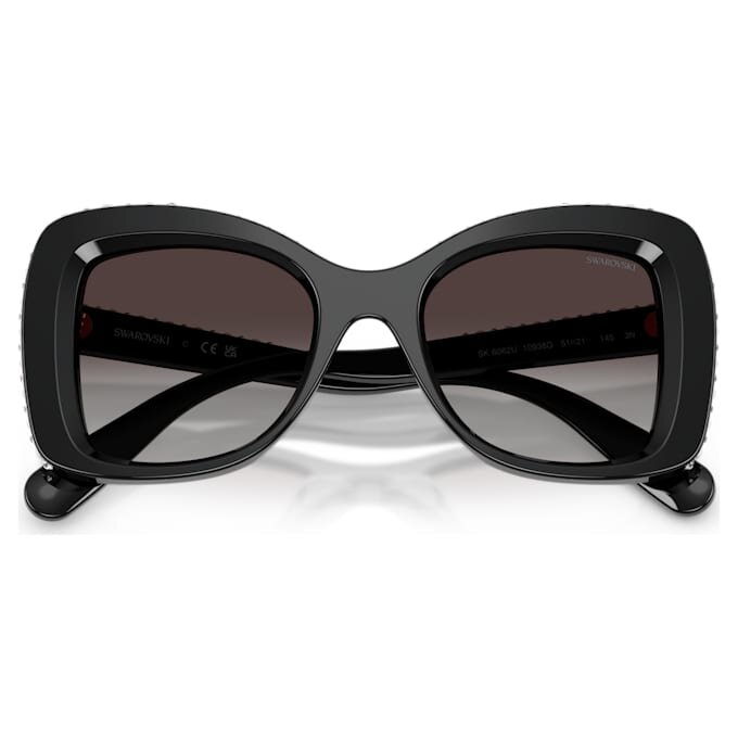 Sonnenbrille in Schmetterlingsform, Sk6062U, Schwarz Sonnenbrille in Schmetterlingsform, Sk6062U, Schwarz