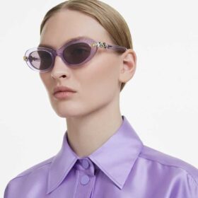 Sonnenbrille, ovale Form, rosa
