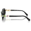 Sonnenbrille, ovale Form, schwarz Sonnenbrille, ovale Form, schwarz