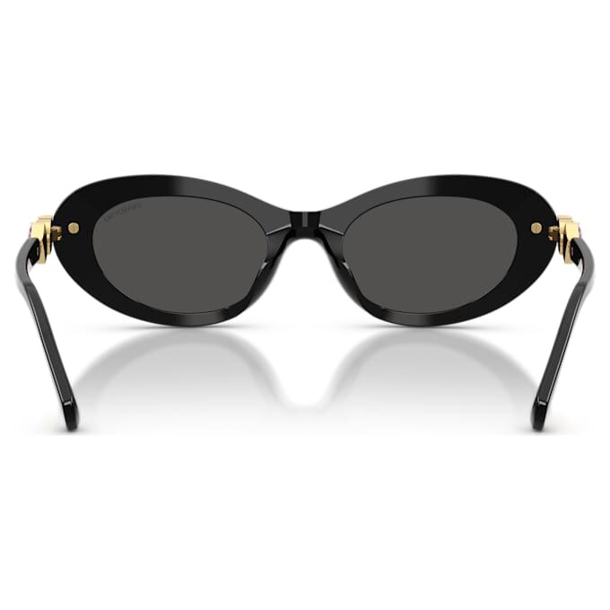 Sonnenbrille, ovale Form, schwarz Sonnenbrille, ovale Form, schwarz