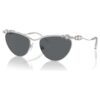 Sonnenbrille, ovale Form, Sk7017, silberfarben