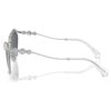Sonnenbrille, ovale Form, Sk7017, silberfarben