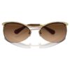 Sonnenbrille, ovale Form, SK7018, braun