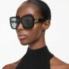 Sonnenbrille Oversize, quadratische Form, SK6001, Schwarz Sonnenbrille Oversize, quadratische Form, SK6001, Schwarz