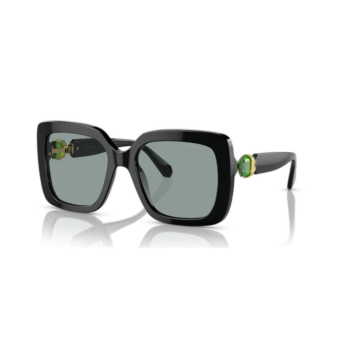 Sonnenbrille Oversize, quadratische Form, SK6001, Schwarz Sonnenbrille Oversize, quadratische Form, SK6001, Schwarz