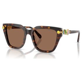 Sonnenbrille, quadratische Form, braun