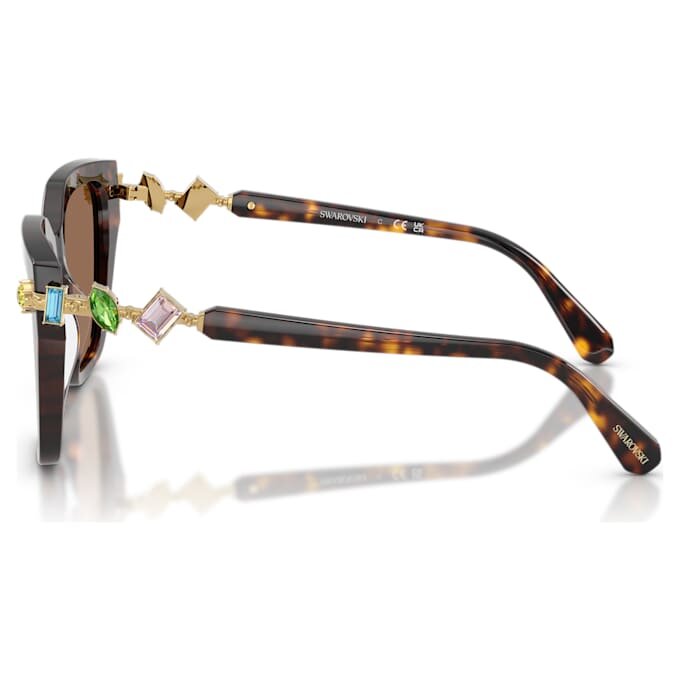 Sonnenbrille, quadratische Form, braun Sonnenbrille, quadratische Form, braun