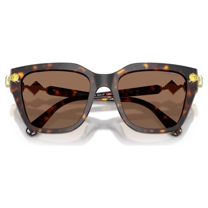 Sonnenbrille, quadratische Form, braun Sonnenbrille, quadratische Form, braun