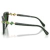 Sonnenbrille, quadratische Form, grün