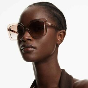 Sonnenbrille, quadratische Form, Sk6049, Beige