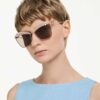 Sonnenbrille, quadratische Form, Sk7040, rosa