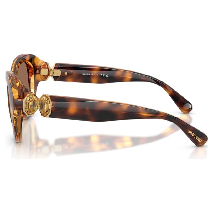 Sonnenbrille, runde Form, braun Sonnenbrille, runde Form, braun