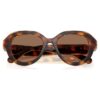 Sonnenbrille, runde Form, braun Sonnenbrille, runde Form, braun
