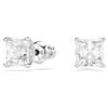 Stilla Attract Ohrringe, quadratischer Schliff, weiss, rhodiniert Stilla Attract Ohrringe, quadratischer Schliff, weiss, rhodiniert