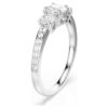 Stilla Attract Ring, Rundschliff, weiss, silberfarben Stilla Attract Ring, Rundschliff, weiss, silberfarben