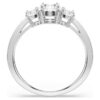 Stilla Attract Ring, Rundschliff, weiss, silberfarben Stilla Attract Ring, Rundschliff, weiss, silberfarben