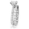 Stilla-Ring-Set (2), Rundschliff, weiss, rhodiniert Stilla-Ring-Set (2), Rundschliff, weiss, rhodiniert