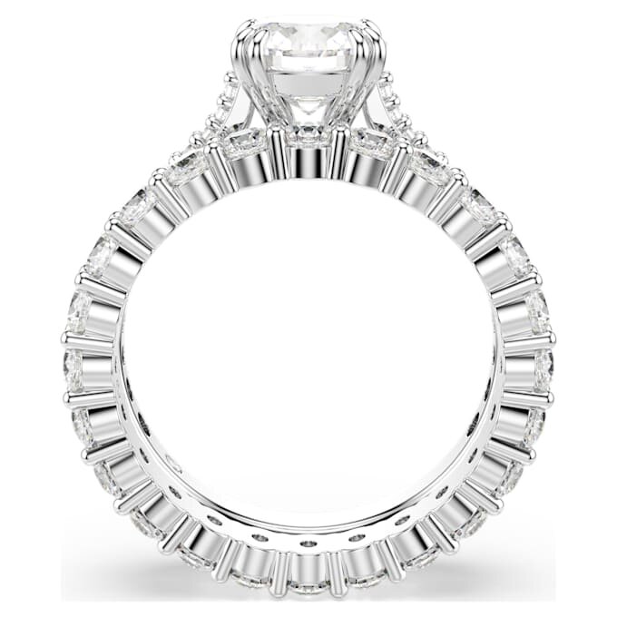 Stilla-Ring-Set (2), Rundschliff, weiss, rhodiniert Stilla-Ring-Set (2), Rundschliff, weiss, rhodiniert