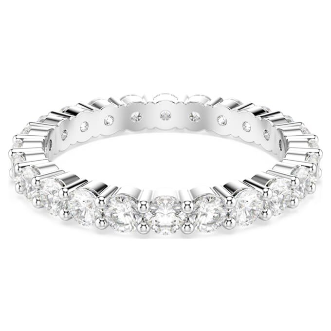 Stilla-Ring-Set (2), Rundschliff, weiss, rhodiniert Stilla-Ring-Set (2), Rundschliff, weiss, rhodiniert