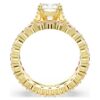 Stilla-Ring-Set (2), Rundschliff, weiss, vergoldet Stilla-Ring-Set (2), Rundschliff, weiss, vergoldet