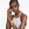 Stilla-Ring-Set (2), Rundschliff, weiss, vergoldet Stilla-Ring-Set (2), Rundschliff, weiss, vergoldet