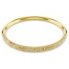 Sublima-Armreif «Snow Pavé», goldfarben, vergoldet Sublima-Armreif «Snow Pavé», goldfarben, vergoldet