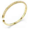 Sublima-Armreif «Snow Pavé», goldfarben, vergoldet Sublima-Armreif «Snow Pavé», goldfarben, vergoldet