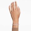 Sublima-Armreif «Snow Pavé», weiss, roségoldfarben plattiert Sublima-Armreif «Snow Pavé», weiss, roségoldfarben plattiert