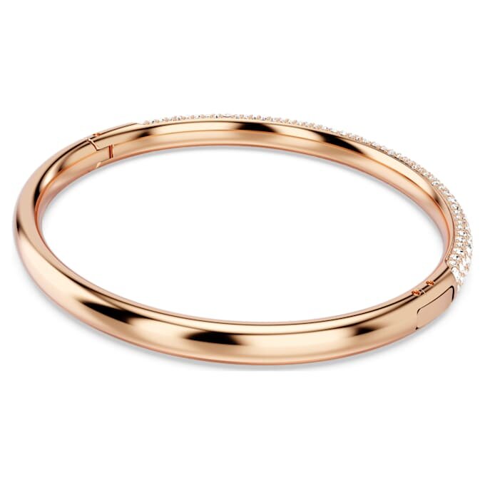 Sublima-Armreif «Snow Pavé», weiss, roségoldfarben plattiert Sublima-Armreif «Snow Pavé», weiss, roségoldfarben plattiert