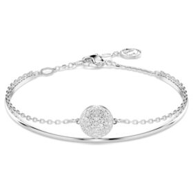 Sublima Armreif weiss, rhodiniert