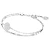 Sublima Armreif weiss, rhodiniert Sublima Armreif weiss, rhodiniert
