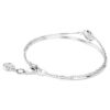 Sublima Armreif weiss, rhodiniert Sublima Armreif weiss, rhodiniert