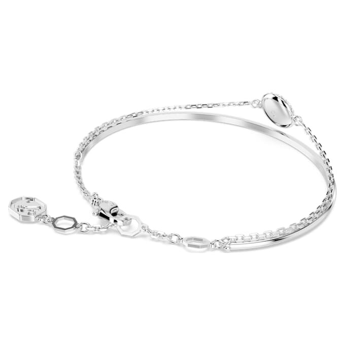 Sublima Armreif weiss, rhodiniert Sublima Armreif weiss, rhodiniert