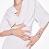 Sublima Armreif weiss, rhodiniert Sublima Armreif weiss, rhodiniert