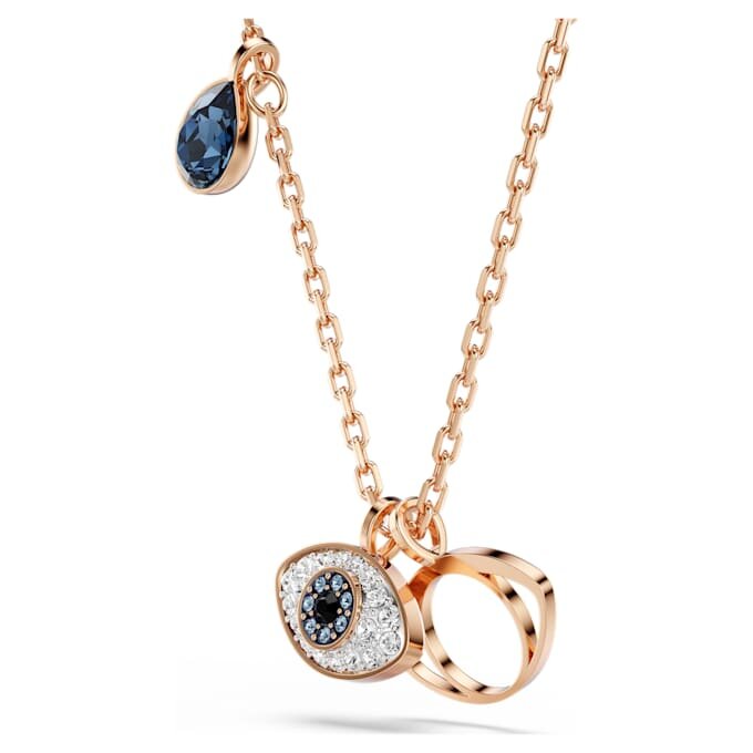 Symbolica-Anhänger «Auge», mehrfarbig, roségoldfarben plattiert Symbolica-Anhänger «Auge», mehrfarbig, roségoldfarben plattiert