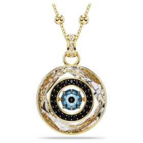 Symbolica-Anhänger «Evil Eye», mittelgross, mehrfarbig, vergoldet Symbolica-Anhänger «Evil Eye», mittelgross, mehrfarbig, vergoldet
