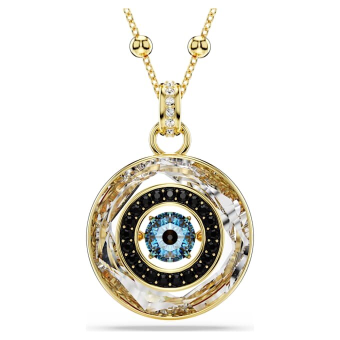 Symbolica-Anhänger «Evil Eye», mittelgross, mehrfarbig, vergoldet Symbolica-Anhänger «Evil Eye», mittelgross, mehrfarbig, vergoldet