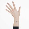 Symbolica-Armreif «Evil Eye», blau, vergoldet