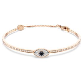 Symbolica-Armreif «Eye», mehrfarbig, roségoldfarben plattiert